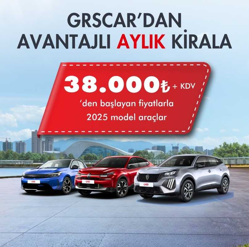 GRSCAR’dan Avantajlı Aylık Kirala !